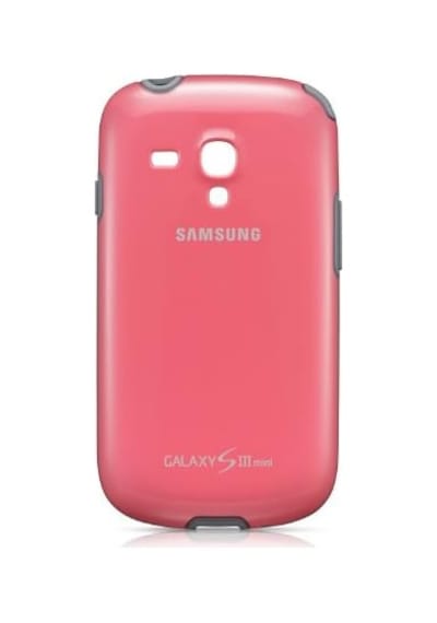 Samsung Uyumlu Galaxy S3 Mini Protective Cover Kılıf Pembe - Efc-1m7bpegstd