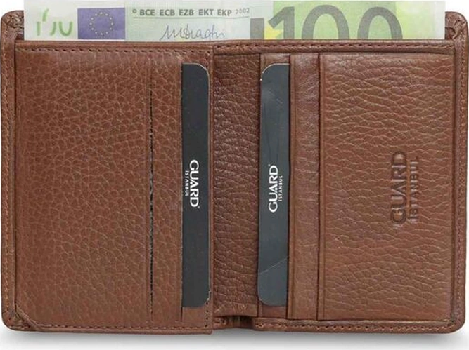 Guard Ekstra İnce Taba Hakiki Deri Erkek Cüzdanı Çok Renkli
