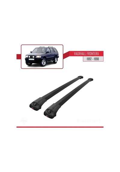 Vauxhall Frontera 1992-1998 Arası İle Uyumlu Ace-1 Ara Atkı Tavan Barı Siyah