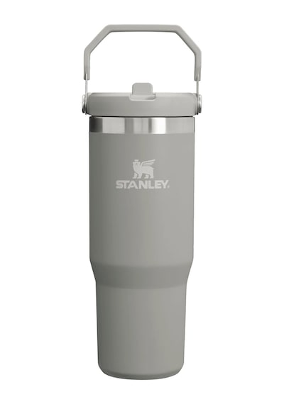 Stanley The Iceflow Flip Straw Pipetli Termos Bardak 0,89 Lt 30 Oz - Ash Gri