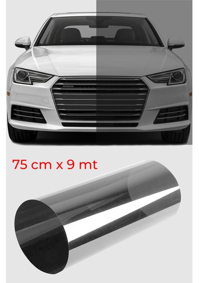 Cam Filmi Siyah Amerikan Çizilmez  Açık ton 75 CM x 9 M
