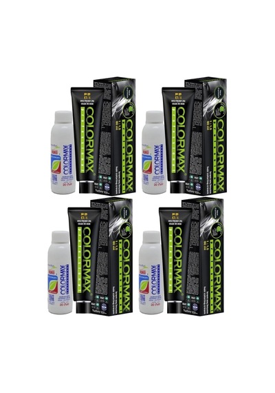 Sps172 Nouveau 2025/ky.gr Koyu Gri 60 Ml 4 Adet Saç Boyası + 4 Adet 90 Ml Oksidan Set