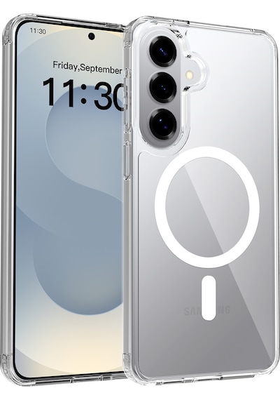 Buff Galaxy Uyumlu  S26 Plus - Magsafe Kılıf + Ekran Koruyucu + Lens Koruyucu Şeffaf