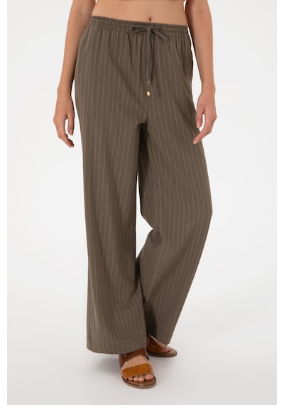 U.S. Polo Assn. Kadın Vizon Çizgili Loose Relax Fit Kanvas Pantolon 50309105-VR052 U.S. Polo Assn. Kadın Vizon Çizgili Loose Relax Fit Kanvas Pantolon 50309105-VR052