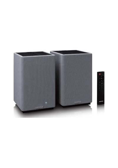 Lenco Spb-240bkgy - Hifi Stereo Bluetooth Hoparlör Çifti - Şık Tasarımda Güçlü Ses - Siyah/gri 67927522