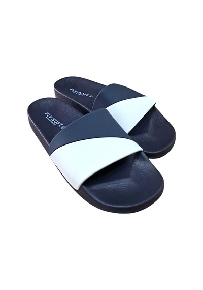 Fly Soft S263.071 Erkek Havuz - Plaj Ve Günlük Terlik Lacivert / Beyaz Siyah Fly Soft S263.071 Erkek Havuz - Plaj Ve Günlük Terlik Lacivert / Beyaz Siyah