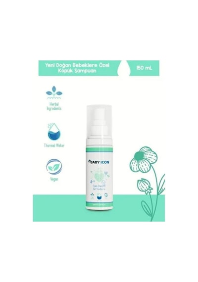 Babyicon Baby Icon Bebek Köpük Şampuanı Vegan Doğal Içerikli Kona