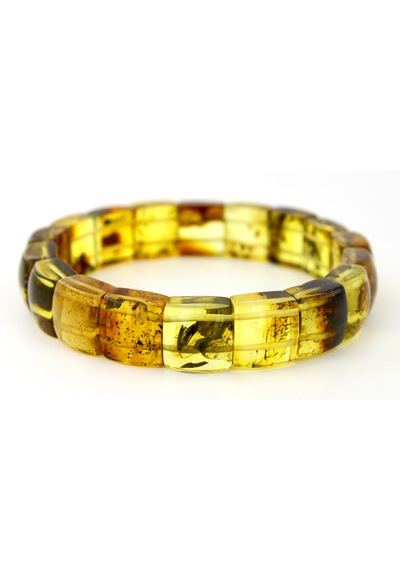 Bileklik Fosilli Roleks Özel Tasarım Ambergold Blk23-57 Çok Renkli
