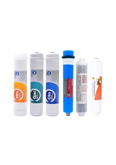 Kapalı Kasa Su Arıtma Cihazı 6lı Inline Filtresi Seti 10 Aşamalı Kuno Membran