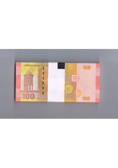100 Pounds 1 Deste Yabancı Kağıt Para Çil 100 Adet Koleksiyon