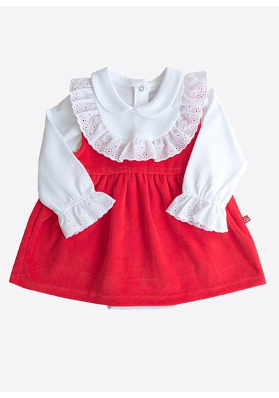 KitiKate Organik Dancer Elbise Kırmızı