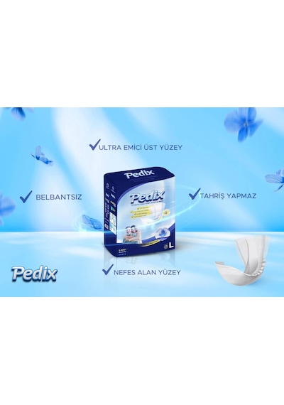 Pedix Yetişkin Anatomik Hasta Bezi L 10 x 8'li