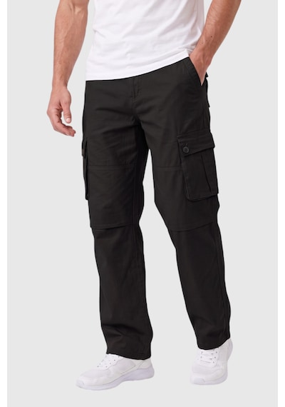 Rizzup Erkek Relaxed Fit Bol Kesim Likralı Siyah Outdoor Kargo Pantolon Çok Cepli Geniş Paça 1705421 Rizzup Erkek Relaxed Fit Bol Kesim Likralı Siyah Outdoor Kargo Pantolon Çok Cepli Geniş Paça 1705421