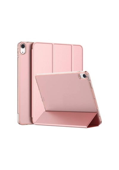 Huawei Matepad 11.5 İnç 2025 8gb / 128gb İle Uyumlu Kapak Smart Standlı 360 Tam Koruma Akıllı Pu Deri Kılıf - Pembe 2