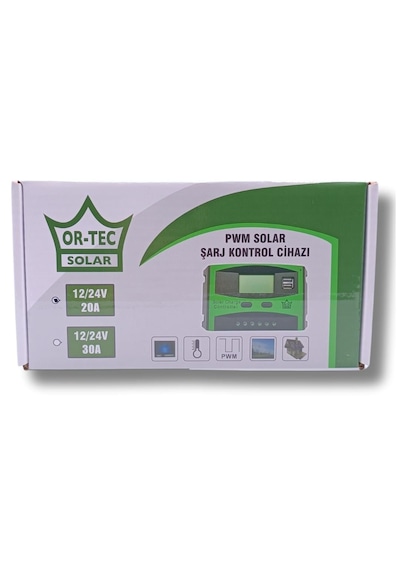 Ortec Solar 12/24v 20a Pwm Şarj Kontrol Cihazı