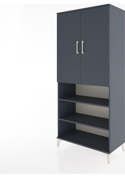 Hyperion Dolap 5 Raflı 2 Kapaklı 88x44x195 Antrasit-antrasit Antrasit Hyperion Dolap 5 Raflı 2 Kapaklı 88x44x195 Antrasit-antrasit Antrasit