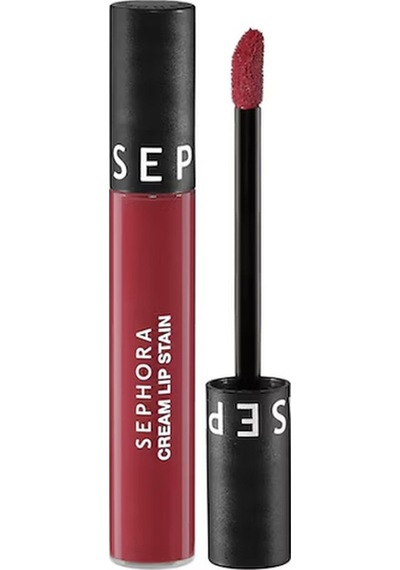 Sephora Cream Lip Stain Bulaşmayan Kadife Bitişli Ruj - Mat Likit Ruj - 127 Frozen Pomegranate 5 Ml 0