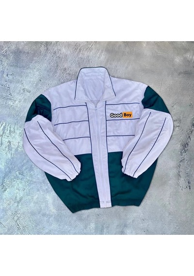 Tarzyeri Unisex Uzun Kollu Dijital Baskılı Rüzgarlik - Beyaz 001