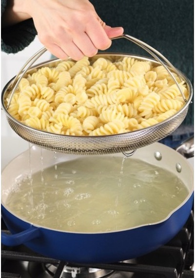 Nutricook Nutri Cook Tek Tava Seramik Kızartma Tavası Çelik Saplı Buharlı Sepet Ve Silikon Spatula Seramik Tava Mavi
