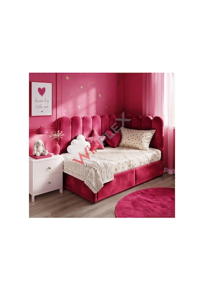 Winflex Yatak Başlık ,duvar Ve Oda Dekorasyon Panel 10adet- 15x100cm Fuşya 100 x 150 CM