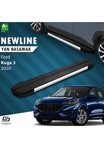 S-dizayn Ford Kuga 3 Newline Krom Yan Basamak 183 Cm 2020 Üzeri
