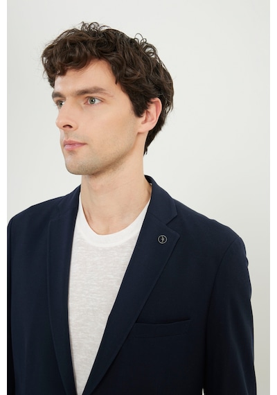 AC&Co / Altınyıldız Classics Erkek Lacı Pamuklu Slim Fit Dar Kesim Armürlü Esnek Torba Cepli Blazer Ceket Lacı AC&Co / Altınyıldız Classics Erkek Lacı Pamuklu Slim Fit Dar Kesim Armürlü Esnek Torba Cepli Blazer Ceket Lacı