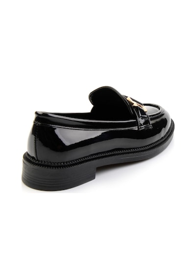 Bambi Siyah Kadın Loafer Ayakkabı K01216100008 Siyah