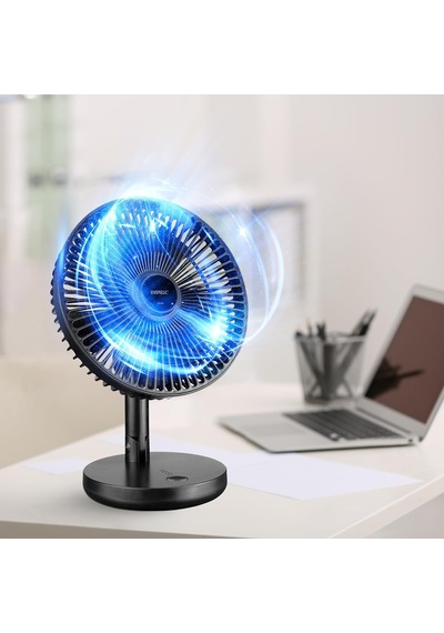 Efn-521 Masaüstü Şarj Edilebilir 3 Kademeli 2000 Mah Usb Fan Siyah Diğer