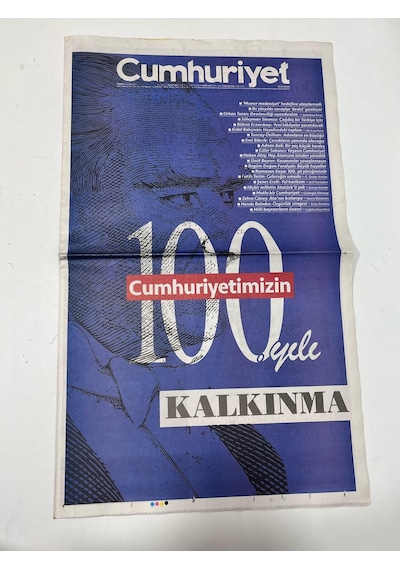 29 Ekim 2023 Cumhuriyet Gazetesi Eki Kalkınma  Teşhir Ürün