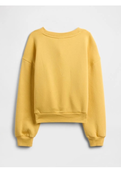 Gap V-non Logo Wedge Crew Sarı