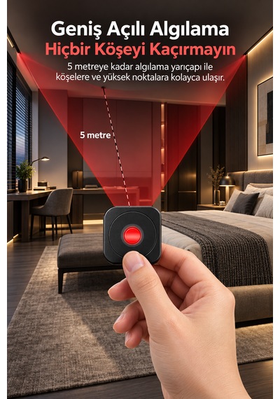 Kamera Dedektörü Kızılötesi Kamera Bulucu Gizli Kamera Bulucu