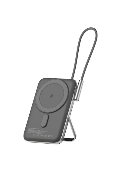 Juo MT03280 10000 mAh Standlı 20 W Type-C Magsafe Powerbank Siyah