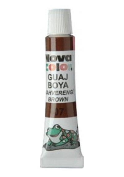 Nova Color Guaj Boya 9 Ml Kahverengi - 4 Adet Kahverengi