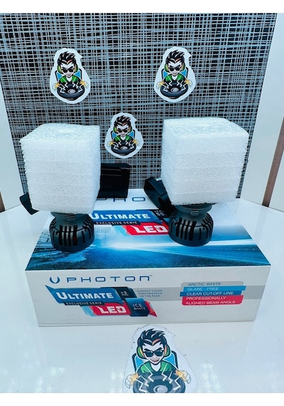 Ultimate Hb3 9005 12-24v Led Headlıght 9500 Lumens 4 Plus