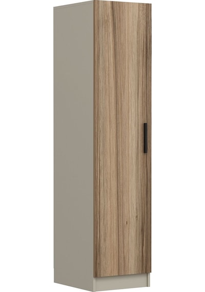 Minar Kale 1 Kapaklı Dolap 190cm - Kumtaşı/dore - Askılıklı Çok Renkli