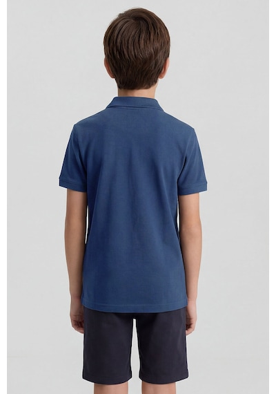 Tommy Life Parlament Polo Yaka Standart Fit Basic Unisex T-shirt - 11330