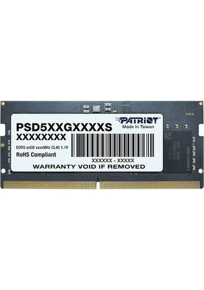 Patriot Signature Line 16gb 1x16gb Ddr5 5600mhz Cl46 Sodımm Gaming Ram Psd516g560081s