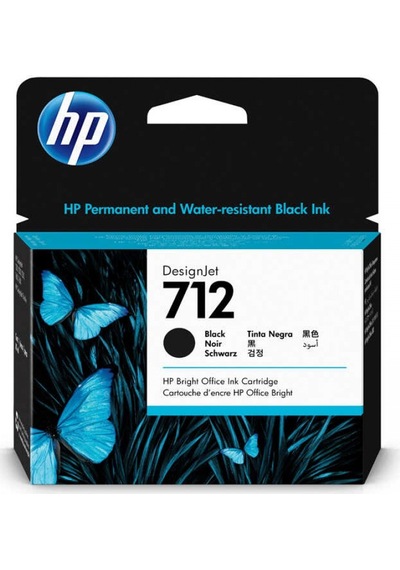 HP 3ED71A (712) SIYAH MUREKKEP KARTU