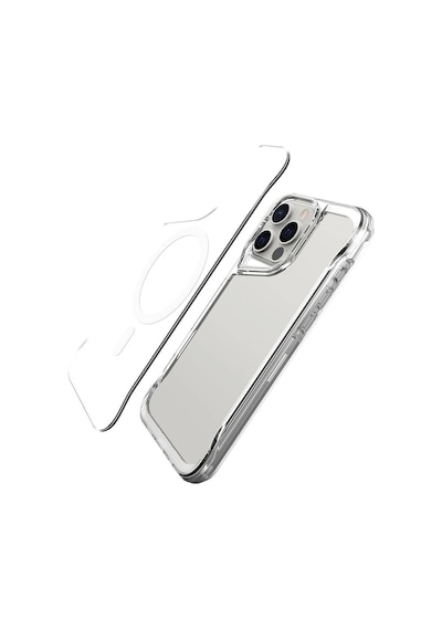 Zore Apple Uyumlu iPhone 16 Pro Max Kılıf Msra Magsafe Şarj Özellikli T-max Magsafe Kapak-şeffaf Şeffaf