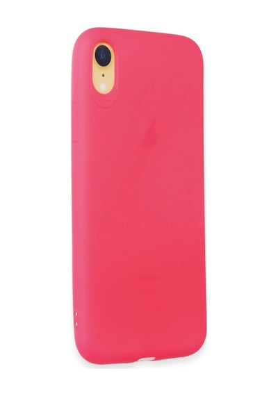 Apple Uyumlu   iPhone Xr Kılıf First Silikon - Pembe