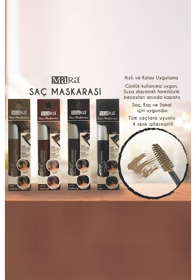 Mara Saç Maskarası Siyah