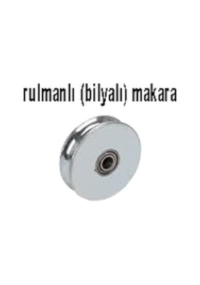 Dirim Inşaat Makara Bilyali Rulmanli 80Mm