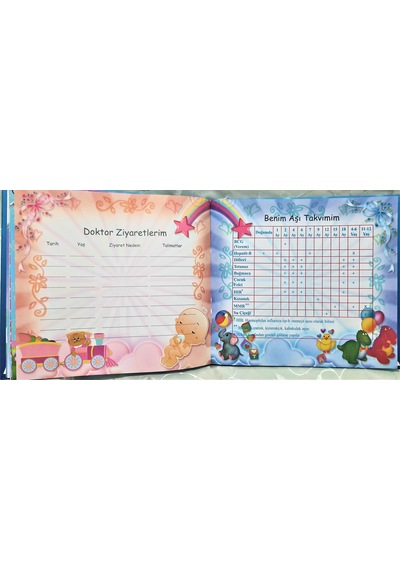 Cmfwebstore Bebek Güncesi Anı Defteri 68 Sayfa 27X30 Cm