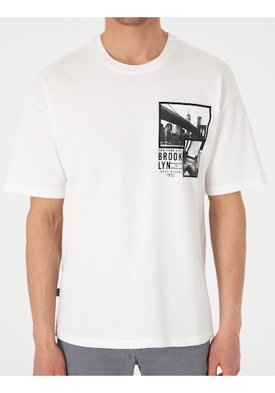 Pierre Cardin Erkek Beyaz Tişört 50310144-vr013 Beyaz