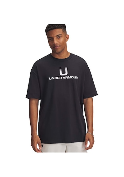 Under Armour Ua Hwt U Logo Ss Erkek Günlük Tişört 6005150-001 Siyah SIYAH