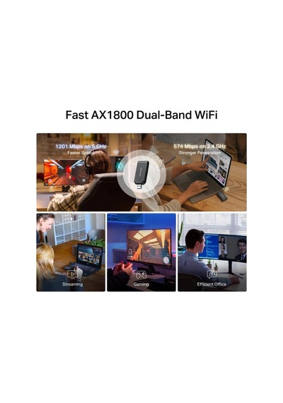 Lexroo Ma70xm Ax1800 Wi-fi 6 Kablosuz Usb Adaptör 1800 Mbps Ç