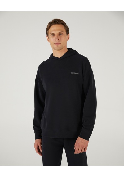 Skechers M Soft Touch Hoodie Sweatshirt Erkek Siyah Sweatshirt S242156-001 Siyah