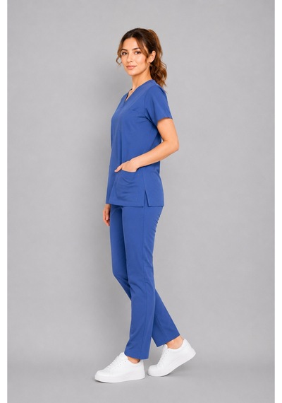 Üniforma Fırtına Mavi Hemşire Ve Doktor Forması Scrubs Takımı Likralı Alt Üst Üniforma Unisex Yarasa Kol Petrol Mavisi Üniforma Fırtına Mavi Hemşire Ve Doktor Forması Scrubs Takımı Likralı Alt Üst Üniforma Unisex Yarasa Kol Petrol Mavisi