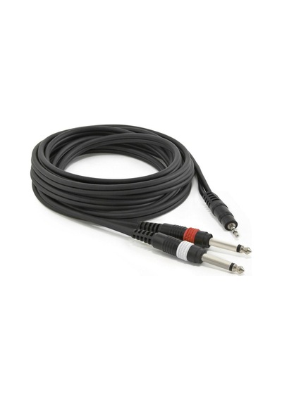 Bolsat 3.5 Erkek-2x Gitar 5 Mt Ses Kablosu