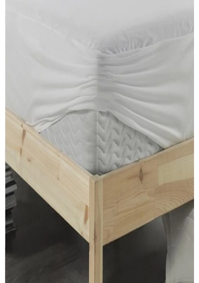 Bebesi Pamuk Fitted Alez 70x120 Cm Sıvı Geçirmez Bebek Çocuk Alezi Beyaz